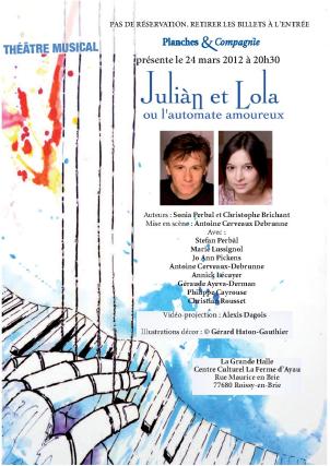 affiche Julian et Lola Julian et Lola ou l'automate amoureux